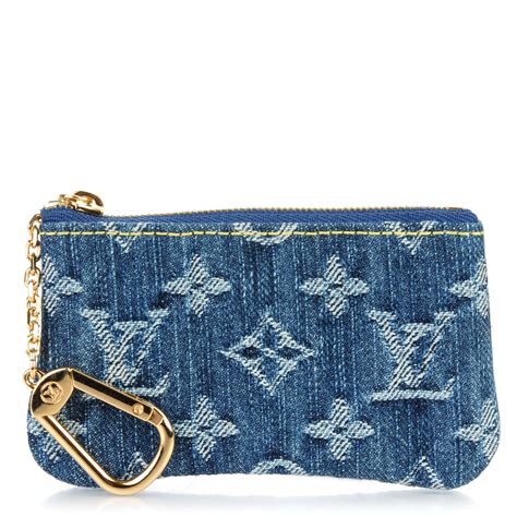 louis vuitton denim key cles|Key Pouch Monogram .